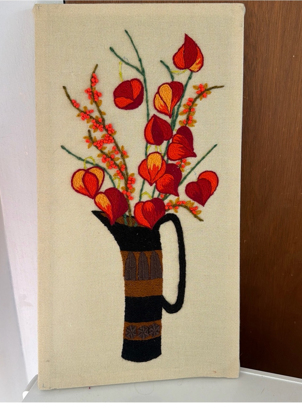 Floral Vintage Crewel